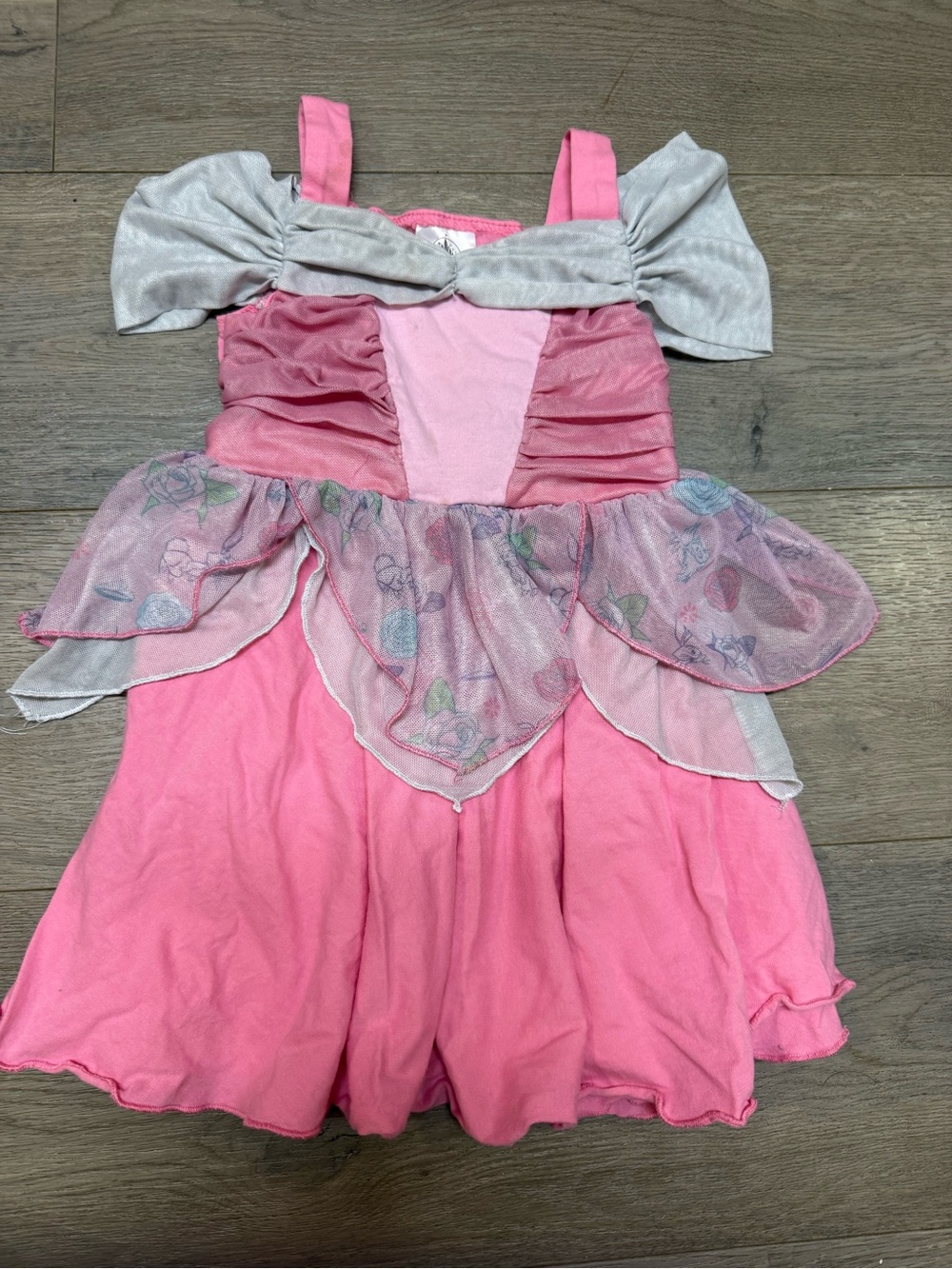 Disney Pink and Silver Aurora Costume Dress for Kids
